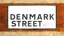 Denmark Street sign